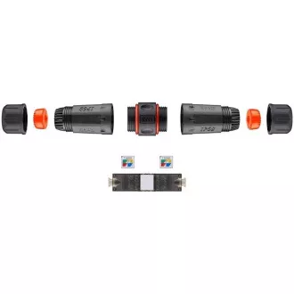 Vodootporan konektor STP RJ45, Cat5E, Cat6, Cat6A, zaštita IP68