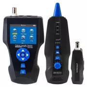 Tester LAN kabela TLCD8601S s LCD-om, koaksijalnim, Cat3/Cat5E/Cat6/Cat7, UTP/STP, USB, PoE, ping, sondom, anti-loop