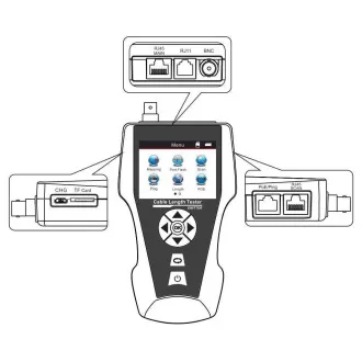 Tester LAN kabela TLCD8601S s LCD-om, koaksijalnim, Cat3/Cat5E/Cat6/Cat7, UTP/STP, USB, PoE, ping, sondom, anti-loop Tester LAN kabela TLCD8601S s LCD-om, koaksijalnim, Cat3/Cat5E/Cat6/Cat7, UTP/STP, USB, PoE, ping, sondom, anti-loop