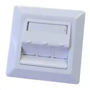 Neopremljena univerzalna 3 portna utičnica - 80x80