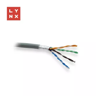 LYNX FTP kabel, Cat5e, LSZH, 0,5 mm, potpuno bakreni, za unutarnju upotrebu, sivi, kutija 305 m LYNX FTP kabel, Cat5e, LSZH, 0,5 mm, potpuno bakreni, za unutarnju upotrebu, sivi, kutija 305 m