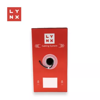 LYNX UTP kabel, Cat6, PE (FCA), potpuno bakreni, vanjski, crni, kutija 305 m