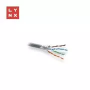 LYNX FTP kabel, Cat6, PVC (Eca), potpuno bakreni, za unutarnju upotrebu, sivi, kolut 305 m