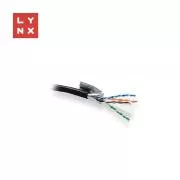 LYNX FTP kabel Cat6, PE (FCA), potpuno bakreni, vanjski, crni, kolut 305 m