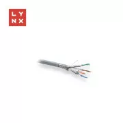 LYNX SFTP kabel, Cat6a, LSZH, potpuno bakreni, unutarnji, sivi, kolut od 500 m
