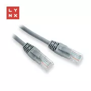 LYNX UTP patch kabel Cat5e, PVC, CCA, 2 m, sivi