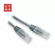 LYNX UTP patch kabel Cat5e, PVC, CCA, 7 m, sivi