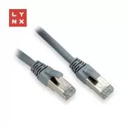 LYNX FTP patch kabel Cat6, PVC, 1m, sivi (pakiranje sadrži 10 kom.)