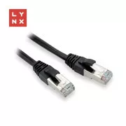 LYNX FTP patch kabel Cat5e PVC, CCA, 0,5 m, crni (pakiranje sadrži 10 kom)