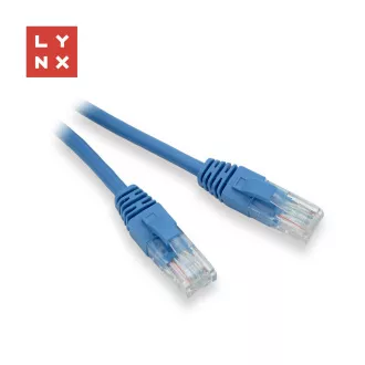 LYNX UTP patch kabel Cat5e, PVC, CCA, 0,1 m, plavi (pakiranje sadrži 10 kom)