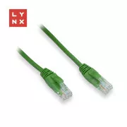 LYNX UTP patch kabel Cat5e, PVC, CCA, 3m, zeleni