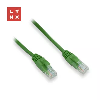 LYNX UTP patch kabel Cat5e, PVC, CCA, 20m, zeleni