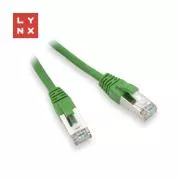 LYNX FTP patch kabel Cat5e PVC, CCA, 2 m, zeleni