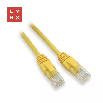 LYNX UTP patch kabel Cat5e, PVC, CCA, 0,5 m, žuti (pakiranje sadrži 10 kom) LYNX UTP patch kabel Cat5e, PVC, CCA, 0,5 m, žuti (pakiranje sadrži 10 kom)