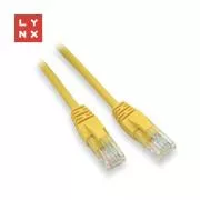 LYNX UTP patch kabel Cat5e, PVC, CCA, 10 m, žuti