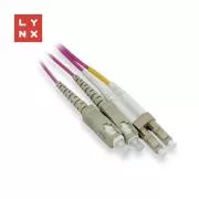 LYNX dupleksni patch kabel MM, OM4, LC/SC, 50/125µm, 5m
