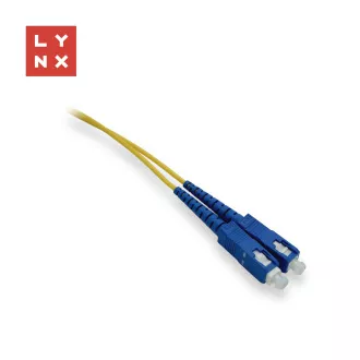LYNX dupleksni patch kabel SM, OS2, SC/SC, 9/125µm, 1m