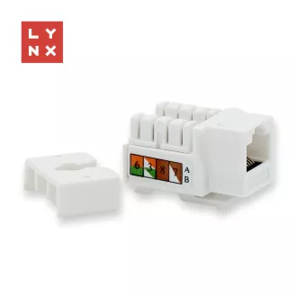 LYNX keystone UTP Cat5e, 90 stupnjeva, bijeli