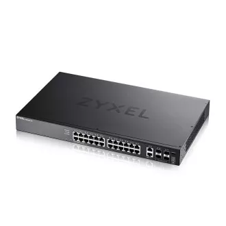 Zyxel XGS2220-30, L3 pristupni prekidač, 24x1G RJ45 2x10mG RJ45, 4x10G SFP+ veza, uklj. 1 god. NebulaFlex Pro
