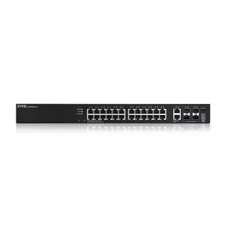 Zyxel XGS2220-30, L3 pristupni prekidač, 24x1G RJ45 2x10mG RJ45, 4x10G SFP+ veza, uklj. 1 god. NebulaFlex Pro