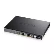 Zyxel XGS2220-30HP, L3 pristupni prekidač, 400W PoE, 16xPoE+/10xPoE++, 24x1G RJ45 2x10mG RJ45, 4x10G SFP+ Uplink, uklj
