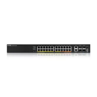 Zyxel XGS2220-30HP, L3 pristupni prekidač, 400W PoE, 16xPoE+/10xPoE++, 24x1G RJ45 2x10mG RJ45, 4x10G SFP+ Uplink, uklj