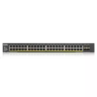 Zyxel XGS1935-52HP, 52 Port Lite-L3 Smart Managed PoE Switch, 48x Gigabit PoE i 4x 10G SFP+, hibridni način