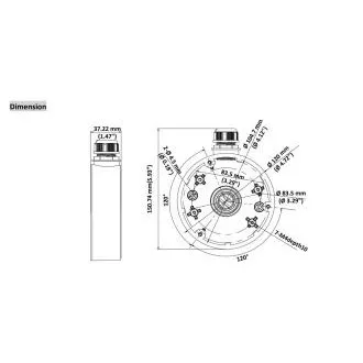 HIKVISION DS-1280ZJ-DM46, utičnica za kameru HIKVISION DS-1280ZJ-DM46, utičnica za kameru