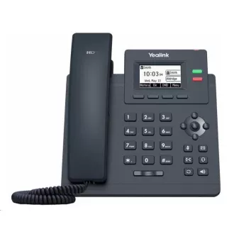 Yealink SIP-T31G IP telefon, 2.3" 132x64 grafički, 2x RJ45 10/100/1000, PoE, 2x SIP, s adapterom