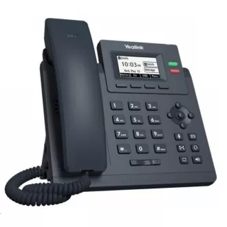 Yealink SIP-T31G IP telefon, 2.3" 132x64 grafički, 2x RJ45 10/100/1000, PoE, 2x SIP, s adapterom
