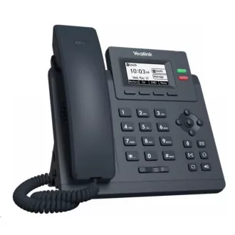 Yealink SIP-T31P IP telefon, 2.3" 132x64 grafička, 2x RJ45 10/100, PoE, 2x SIP, s adapterom Yealink SIP-T31P IP telefon, 2.3" 132x64 grafička, 2x RJ45 10/100, PoE, 2x SIP, s adapterom