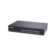 Vivotek PoE prekidač AW-GEL-105A-110, 8xGE PoE(802.3af/at/bt, PoE budžet 110W), 1xGbE RJ-45, 1xSFP 100M/1G utor