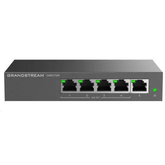 Grandstream GWN7700P neupravljani mrežni preklopnik 5 portova / 4 PoE izlaza