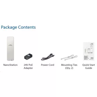 UBNT airMAX NanoStation M2 [2,4 GHz, 11 dBi antena, klijent/AP/ponavljač, 802.11b/g/n, MIMO]