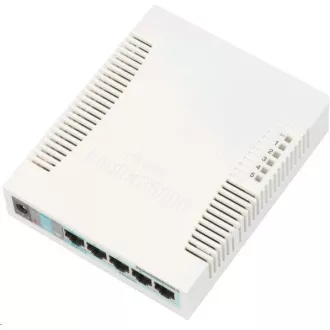 MikroTik RouterBOARD RB260GS (CSS106-5G-1S), Taifatech TF470 CPU, snažan podesivi prekidač, 5x LAN, 1xSFP utor