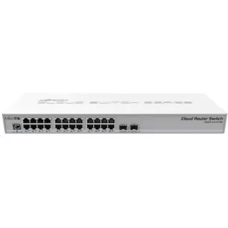 MikroTik Cloud Router Switch CRS326-24G-2S+RM, 800MHz CPU, 512MB RAM, 24xLAN, 2xSFP+ utor, uklj. L5