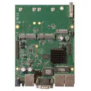 MikroTik RouterBOARD RBM33G, dvojezgreni 880MHz, 256MB DDR3, 3x GLAN, 2x mini-PCIe, 2xSIM utor, 1xM.2, USB, RS232, uklj. L4