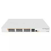 MikroTik Cloud Router Switch CRS328-24P-4S+RM, 800MHz CPU, 512MB RAM, 24xLAN, 4xSFP+ utor, uklj. L5