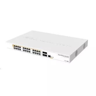 MikroTik Cloud Router Switch CRS328-24P-4S+RM, 800MHz CPU, 512MB RAM, 24xLAN, 4xSFP+ utor, uklj. L5