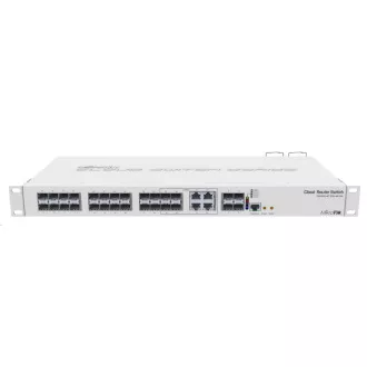 MikroTik Cloud Router Switch CRS328-4C-20S-4S+RM, 800MHz CPU, 512MB RAM, 20x SFP, 4x SFP+, 4x LAN combo, uklj. L5