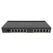 MikroTik RouterBOARDRB 4011iGS+RM, quad-core 1.4GHz CPU, 1GB RAM, 10x LAN, 1x SFP+, uklj. L5 licenca