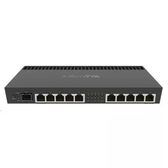 MikroTik RouterBOARDRB 4011iGS+RM, quad-core 1.4GHz CPU, 1GB RAM, 10x LAN, 1x SFP+, uklj. L5 licenca