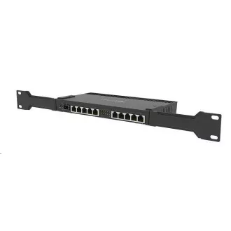 MikroTik RouterBOARDRB 4011iGS+RM, quad-core 1.4GHz CPU, 1GB RAM, 10x LAN, 1x SFP+, uklj. L5 licenca