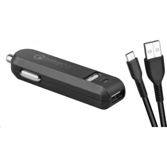 AVACOM CarMAX 2 auto punjač 2x Qualcomm Quick Charge 2.0, crni (mikro USB kabel) AVACOM CarMAX 2 auto punjač 2x Qualcomm Quick Charge 2.0, crni (mikro USB kabel)