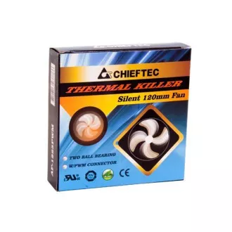 CHIEFTEC ventilator AF-1225PWM, 120x120x25 mm, 2 kugle, PWM