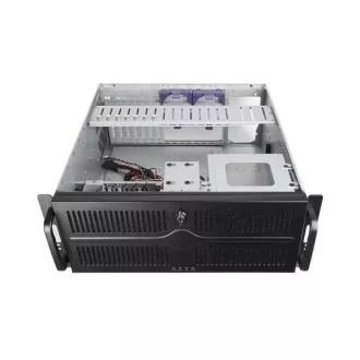 CHIEFTEC Rackmount 4U ATX/mATX, UNC-409S-B, 400W PSF-400B, crna