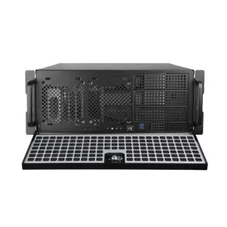 CHIEFTEC Rackmount 4U ATX/mATX, UNC-409S-B, 400W PSF-400B, crna