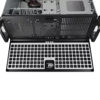 CHIEFTEC Rackmount 4U ATX/mATX, UNC-409S-B, 400W PSF-400B, crna