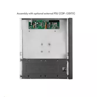 CHIEFTEC Compact Series/mini ITX kućište, IX-06B-OP, crno, bez napajanja