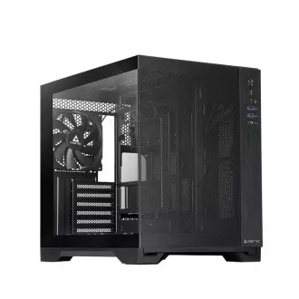 CHIEFTEC kućište VISIO AIR, ATX, 1x USB-C 3.2, 2x USB 3.0, 3x 140mm ventilator, crna
